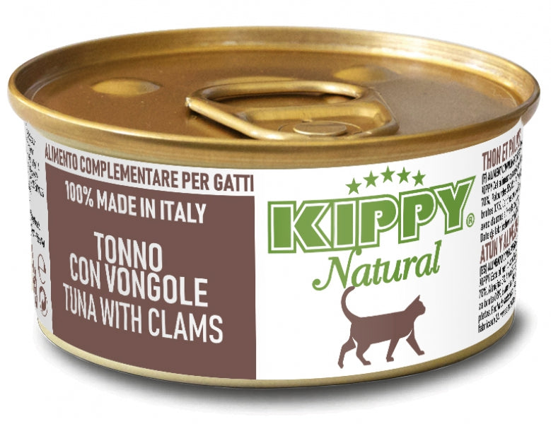 Kippy Natural  Tuna/Clams -tunas su moliuskais -sriuba katėms 70g