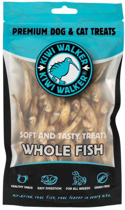 KIWI Walker Air-dried soft skanėstai - žuvytės, 100 g