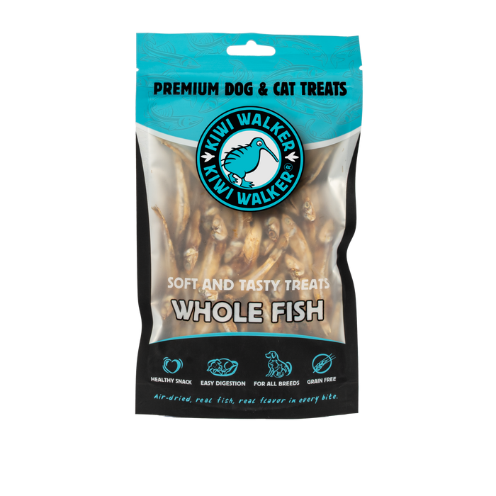 KIWI Walker Air-dried soft skanėstai - žuvytės, 100 g