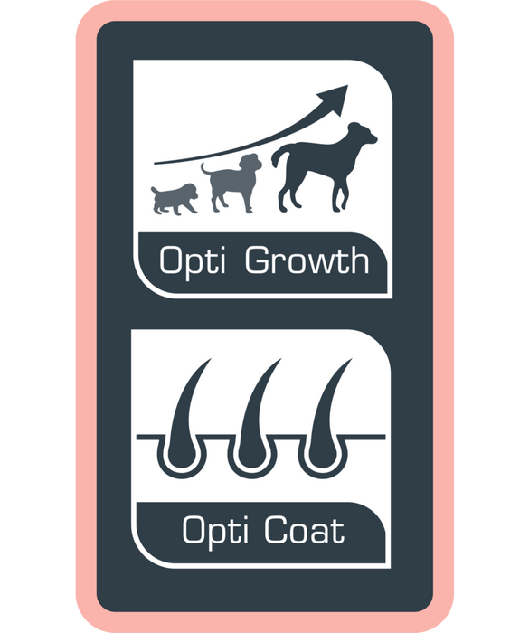 Opti Life Puppy Skin Care su lašiša ir ryžiais