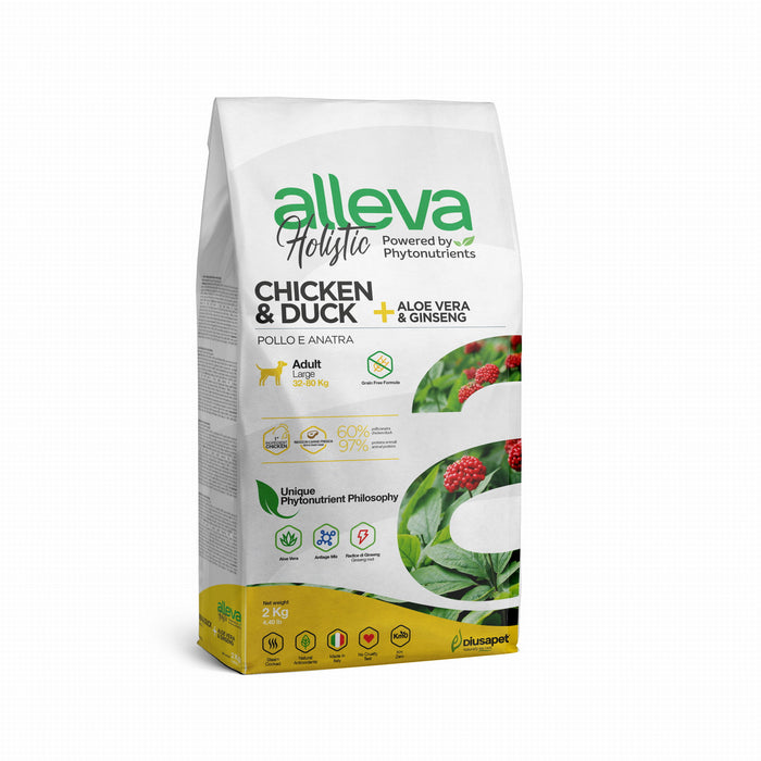 Alleva Holistic Chicken & Duck + Aloe Vera & Ginseng | Adult Maxi