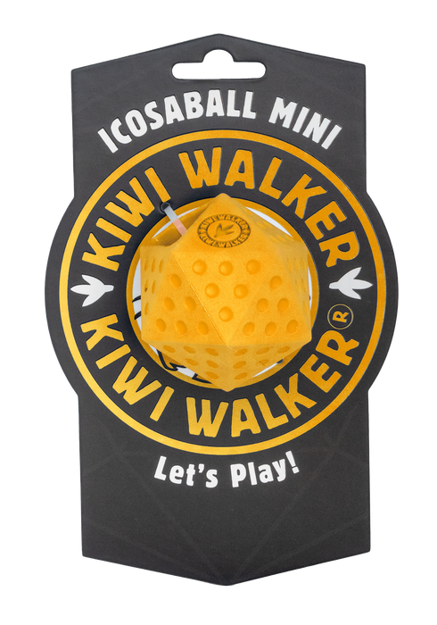 Žaislas šunims KIWI  Icosaball kamuolys skanėstams