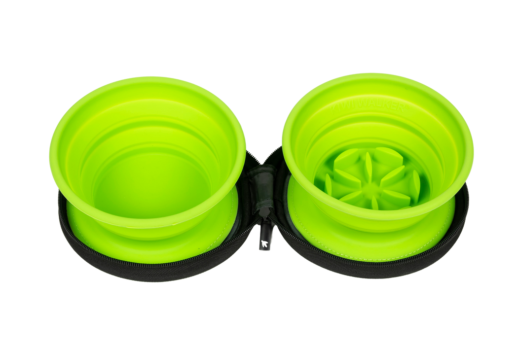 KIWI Walker kelioniniai dubenėliai, žali 700 ml