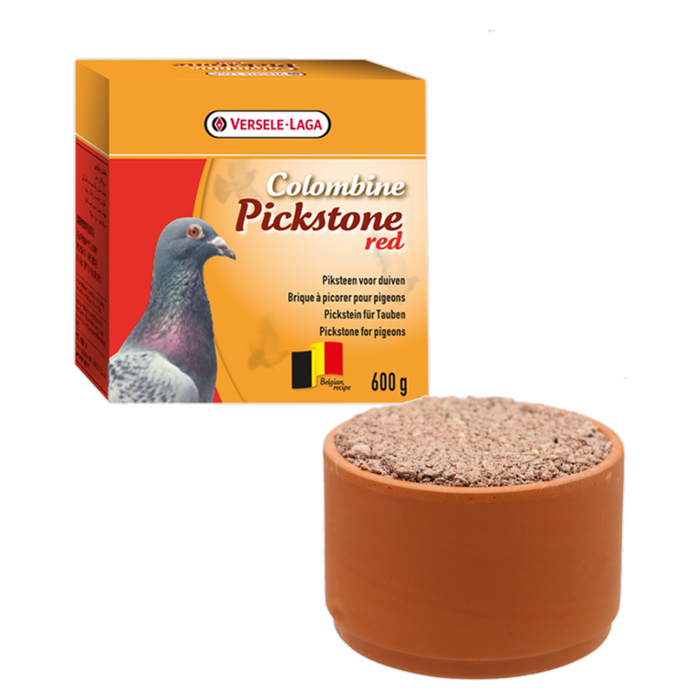 Colombine “Pickstone Red” raudonas akmuo balandžiams lesti 600g