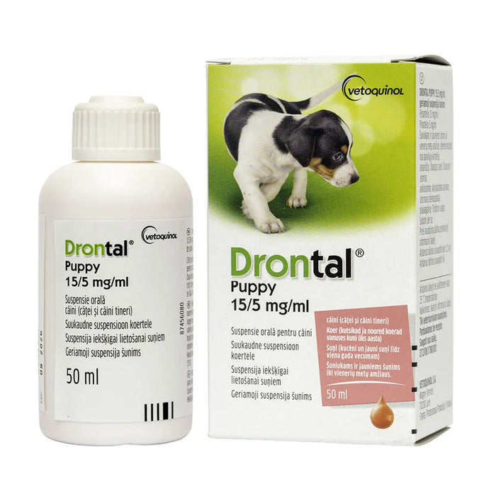 Drontal Puppy, 50ml Geriamoji Suspensija
