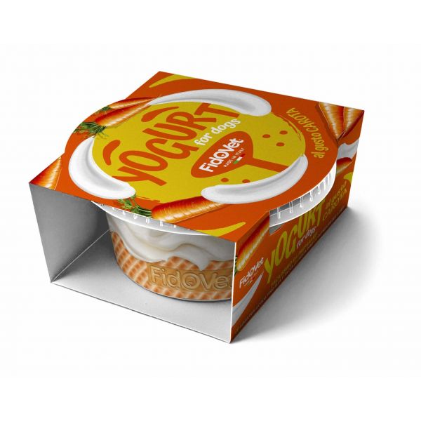 Jogurtas šunims morkų skonio 25g.