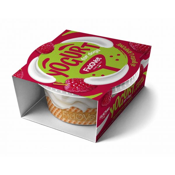 Jogurtas šunims aviečių skonio 25g