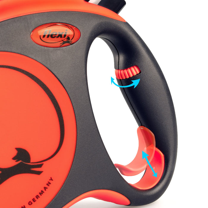 Flexi Xtreme oranžinis (Juosta) L juosta 8 m iki 55kg
