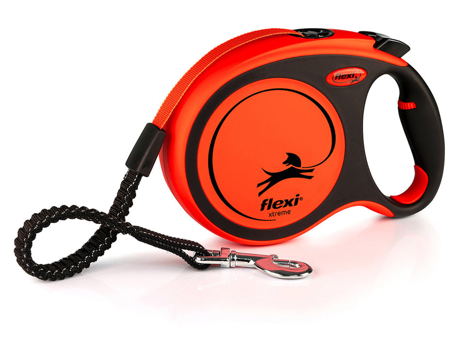 Flexi Xtreme oranžinis (Juosta) L juosta 8 m iki 55kg