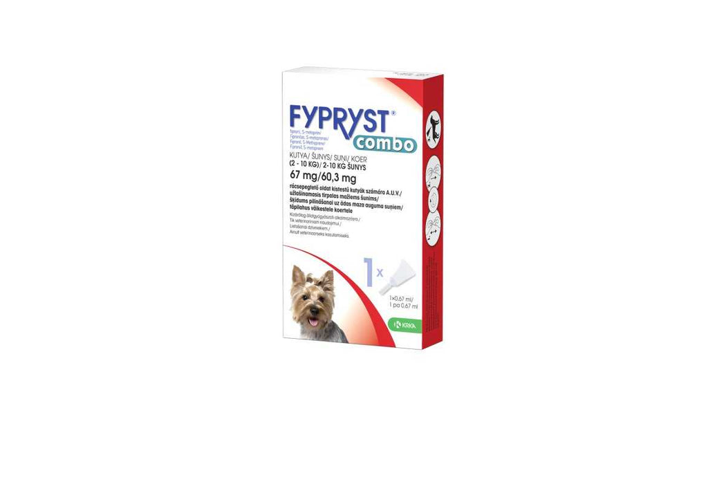 Fypryst combo Lašai 2-10kg šunims - 1 pipetē