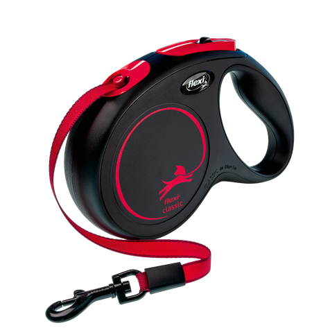 Flexi Classic Black Fire juosta M 5m 25kg