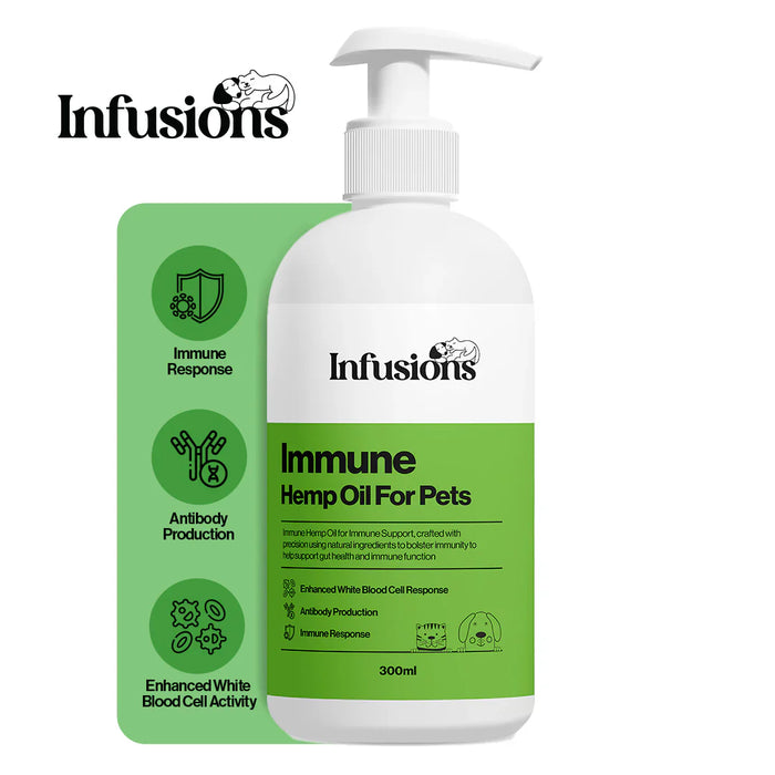 OURDOGSLIFE IMMUNE HEMP OIL -kanapių aliejus augintinių imunitetui, 300ml