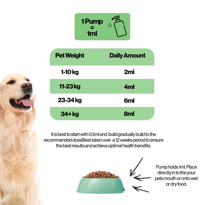 OURDOGSLIFE IMMUNE HEMP OIL -kanapių aliejus augintinių imunitetui, 300ml