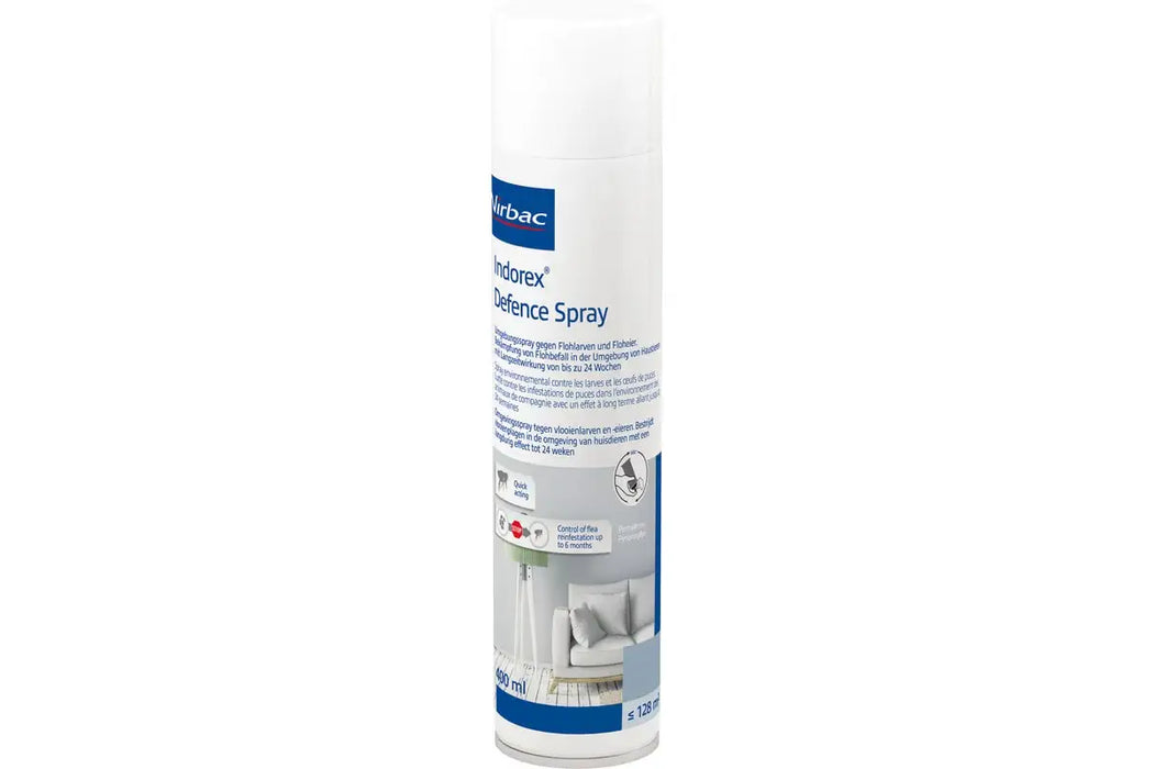 Virbac Indorex Defence Spray- insekticidinis purškalas blusoms patalpose naikinti , 400 ml
