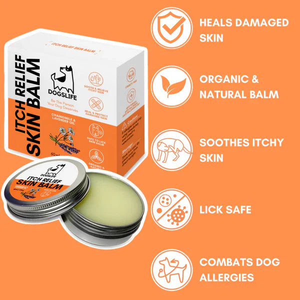 OURDOGSLIFE Itch relief Skin BALM, raminantis balzamas, 60 ml