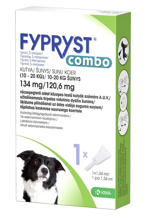 FYPRYST COMBO šunims (10-20 kg) 1,34 ml N1(KRKA)