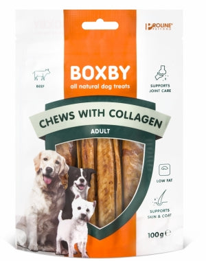 Boxby Chews pagaliukai su kolagenu, 100 g