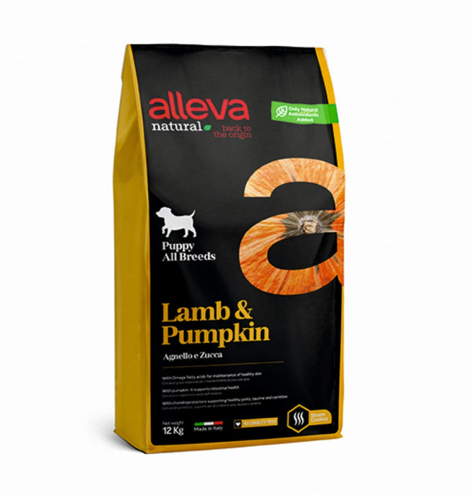 Alleva Natural Dog Puppy Lamb & Pumpkin all breeds