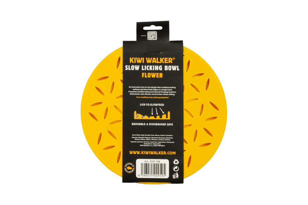 KW  Šėrimo - Laižymo kilimėlis FLOWER SLOW Maxi