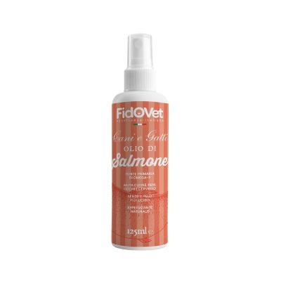 Lašišų aliejus šunims ir katėms, purškiamas 125ml