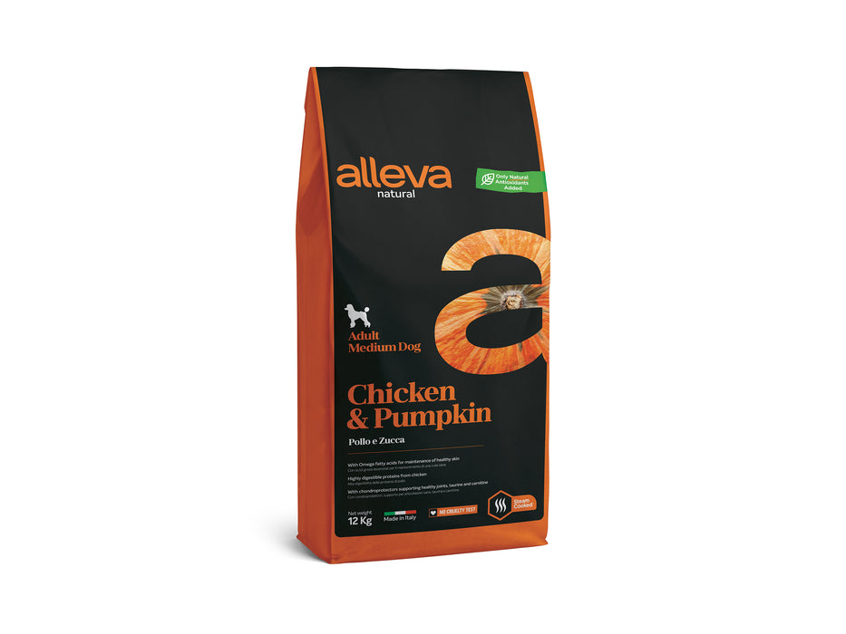 Alleva Natural Chicken & Pumpkin | Adult Medium 12kg