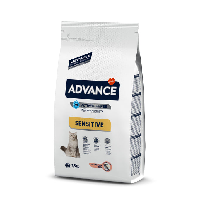 Advance Adult Cat Sensitive (lašiša, ryžiai)