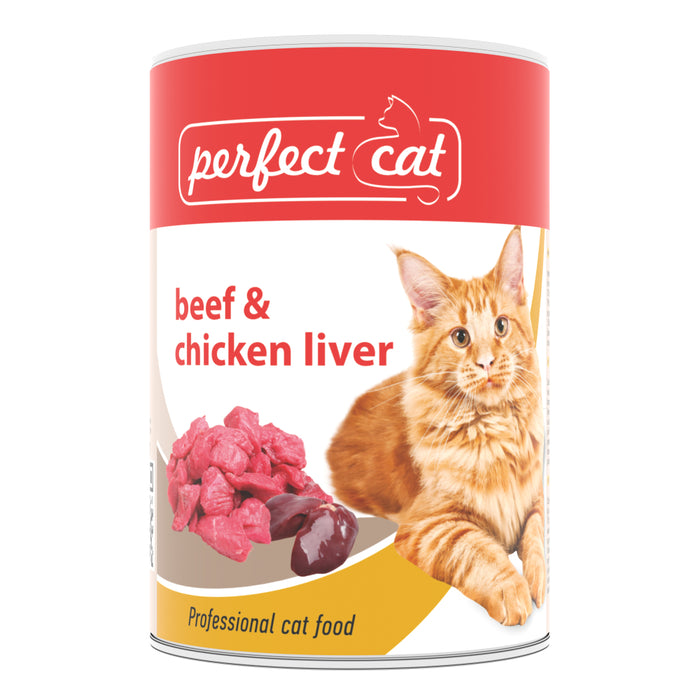 Perfect Cat Beef&Chicken Liver (Jautiena/Vištienos Kepenėlės)