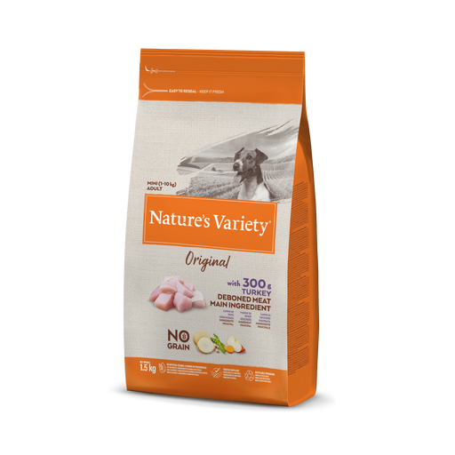 Nature's Variety Original Mini Adult (kalakutiena) 1,5 kg