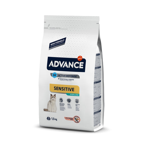 Advance Cat Sterilized Sensitive Salmon & Barley (lašiša, miežiai)