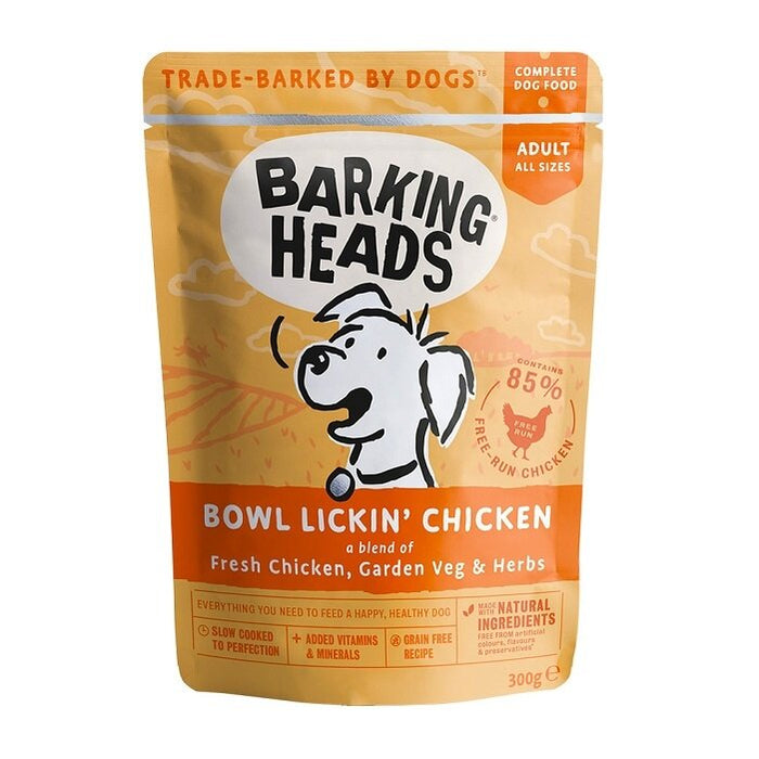 Barking Heads Bowl Lickin' Chicken 10x300g