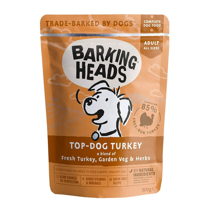 Barking Heads Top Dog Turkey 10x300g