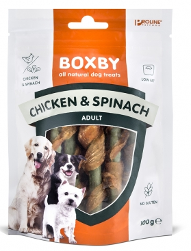 Boxby Chicken & Spinach Sticks 100 G