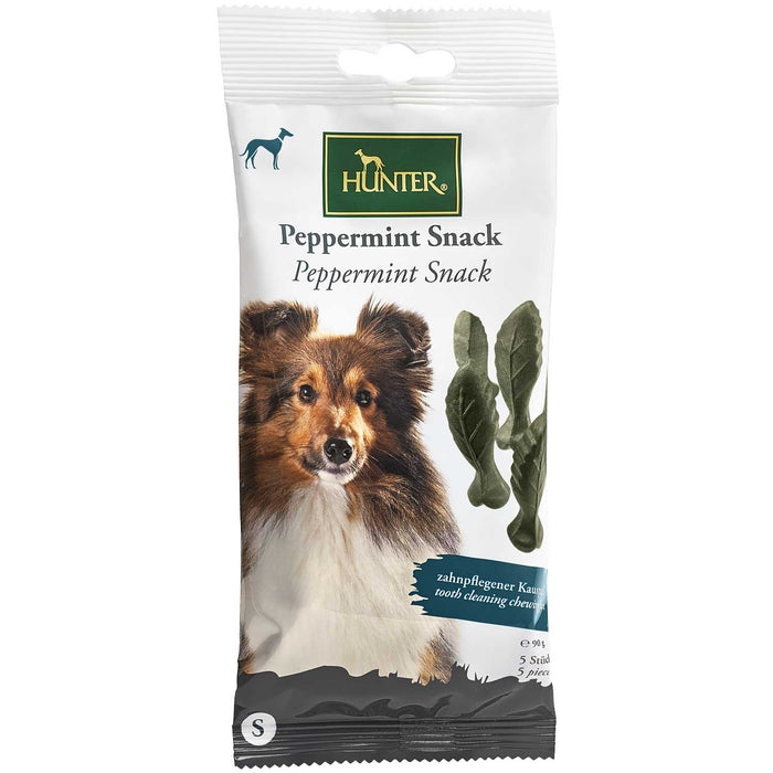 Skanėstai šunims Peppermint Snack – lapo formos S, 90g N5