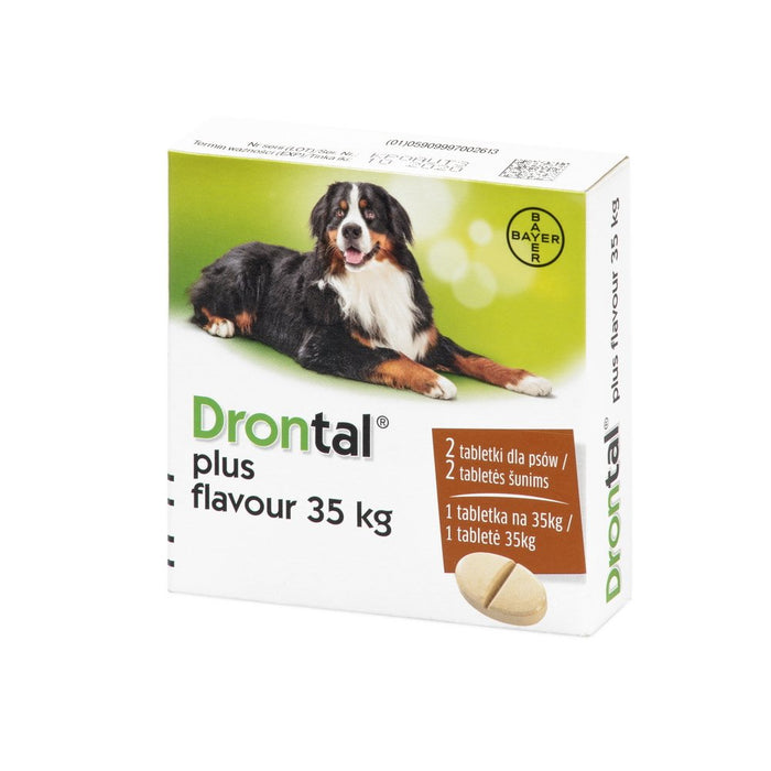 Drontal Plus Tbl.šunims 35kg 1 Tab.
