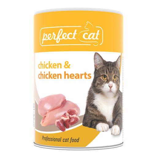 Perfect Cat Chicken&Chicken Hearts (Vištiena/Vištienos širdelės)