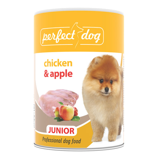 Perfect Dog Junior Vištiena Ir Obuoliai