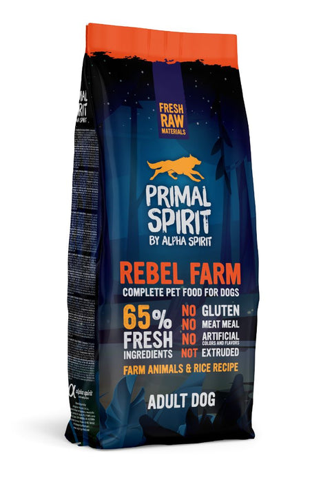 PRIMAL Rebel Farm Adult Dog Drėgnas Pašaras Šunims