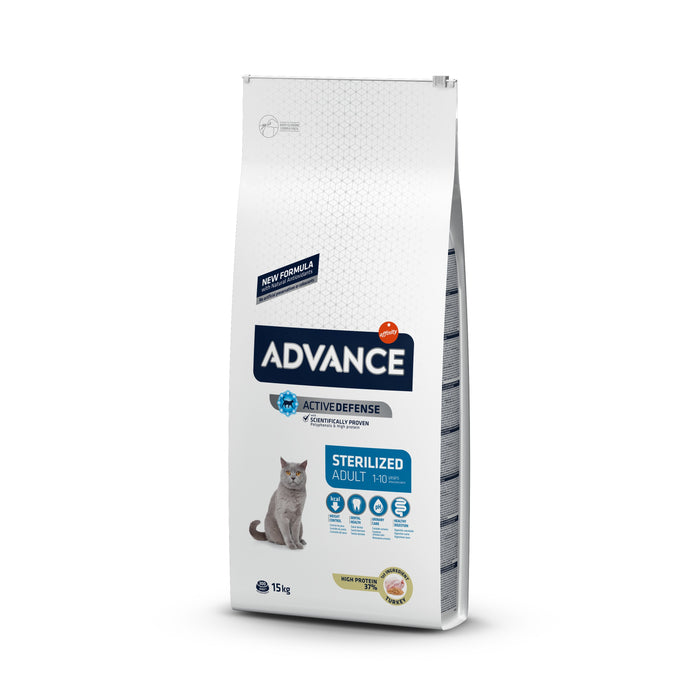 Advance  Sterilized (kalakutiena, miežiai) - Cat Sterilized Turkey & Barley