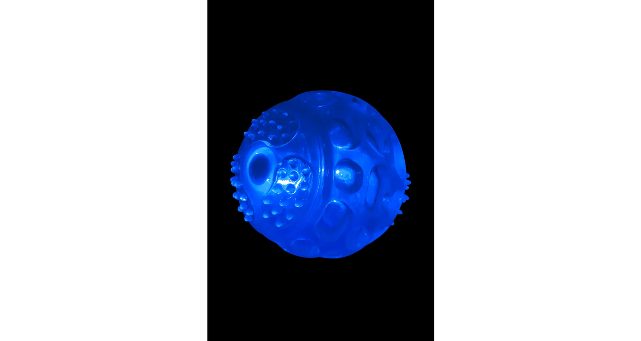 TPR LED kamuolys, cypiantis 7.5cm